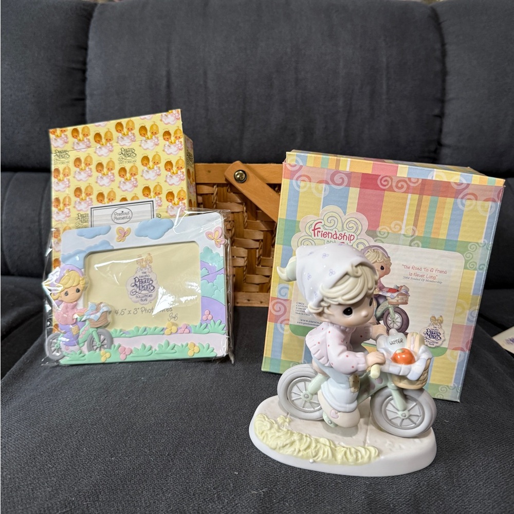 Precious Moments - “The Road To A Friend Is Never Long” Figurine